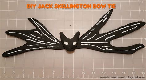 Jack Skellington Bow Tie Template